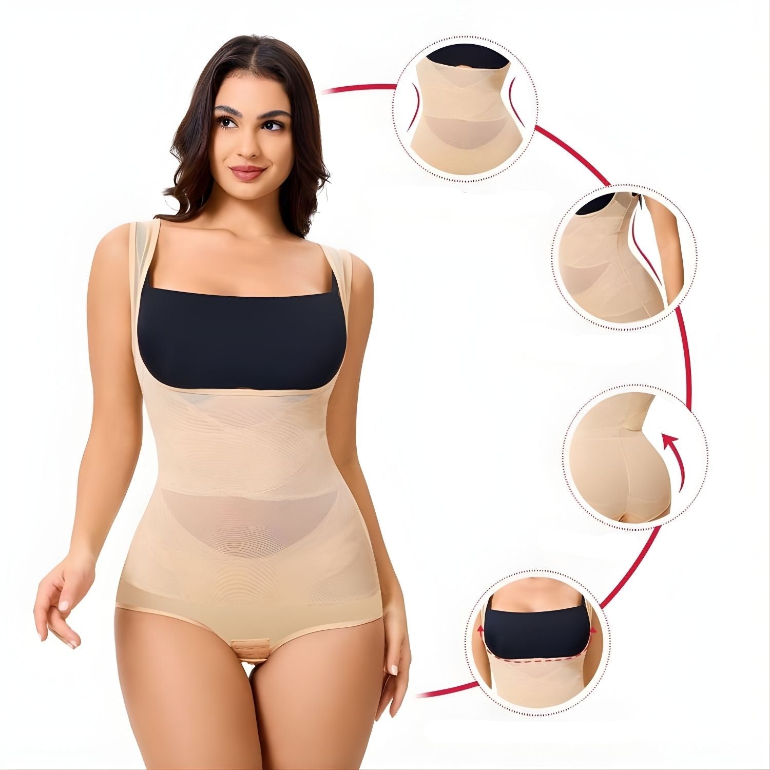 BODY GAINANT BUSTE OUVERT